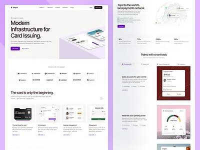 Swipix - Fintech SaaS Website animation card card issuing website design finance fintech fintech website framer hr rumen landing page landing page design landingpage ui ui design ux web web design webflow website website design