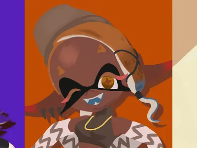 Splatoon Fanart design fanart icon illustration