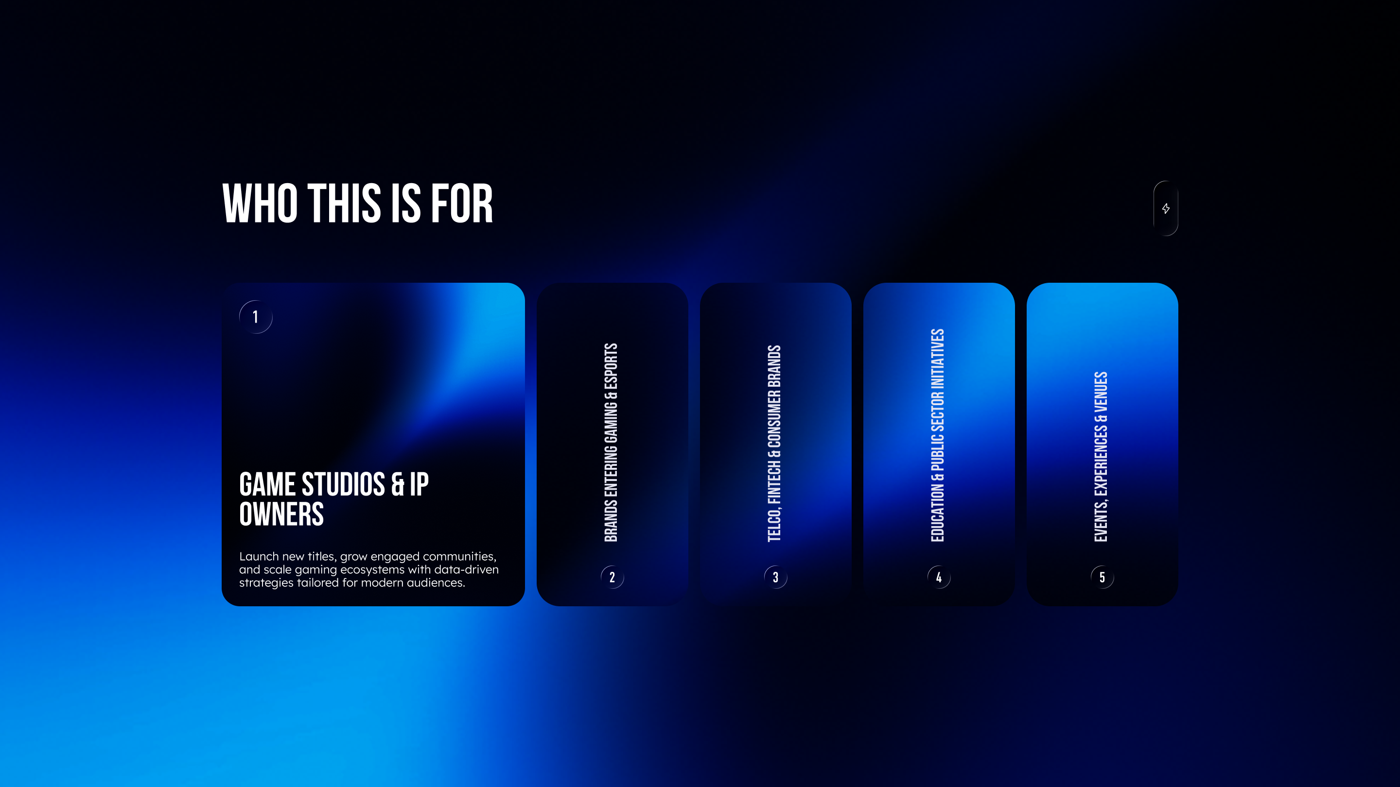 Dark SaaS Landing Page UI cards ui dark ui dashboard gradient landing page modern ui saas ui design ux design web design