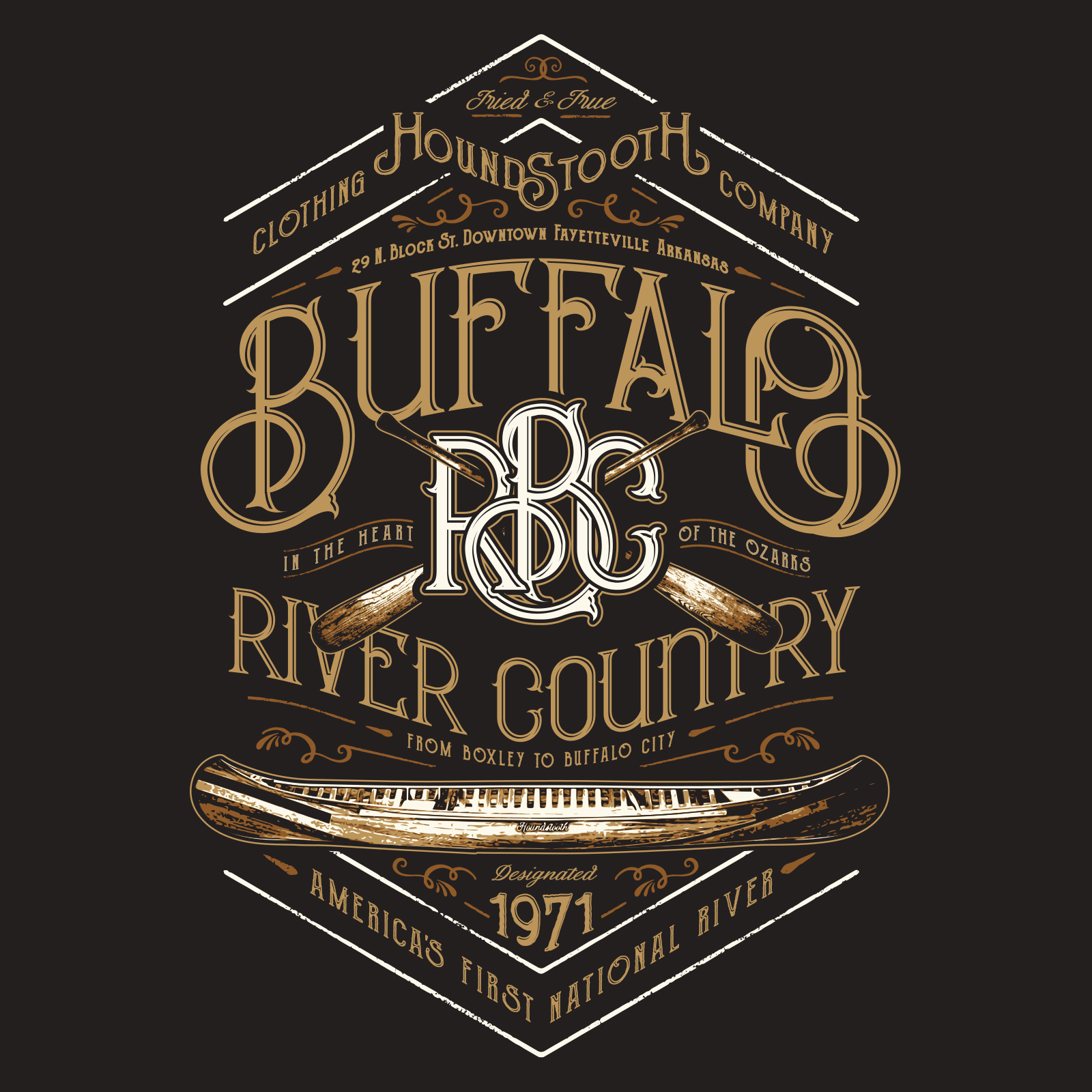 Houndstooth Clothing Co. Buffalo River Country Apparel Line
