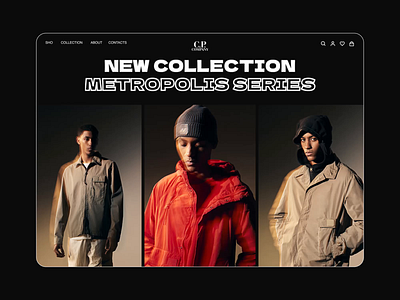 C.P. COMPANY | E-commerce - Website Redesign animation design ui ux web
