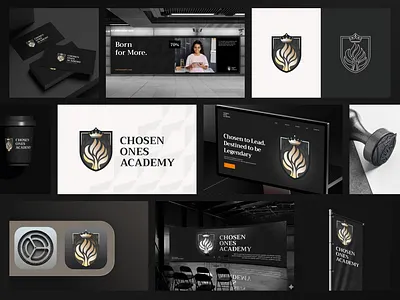 Chosen Ones Academy — Brand Identity brand identity branding design logo visual identity