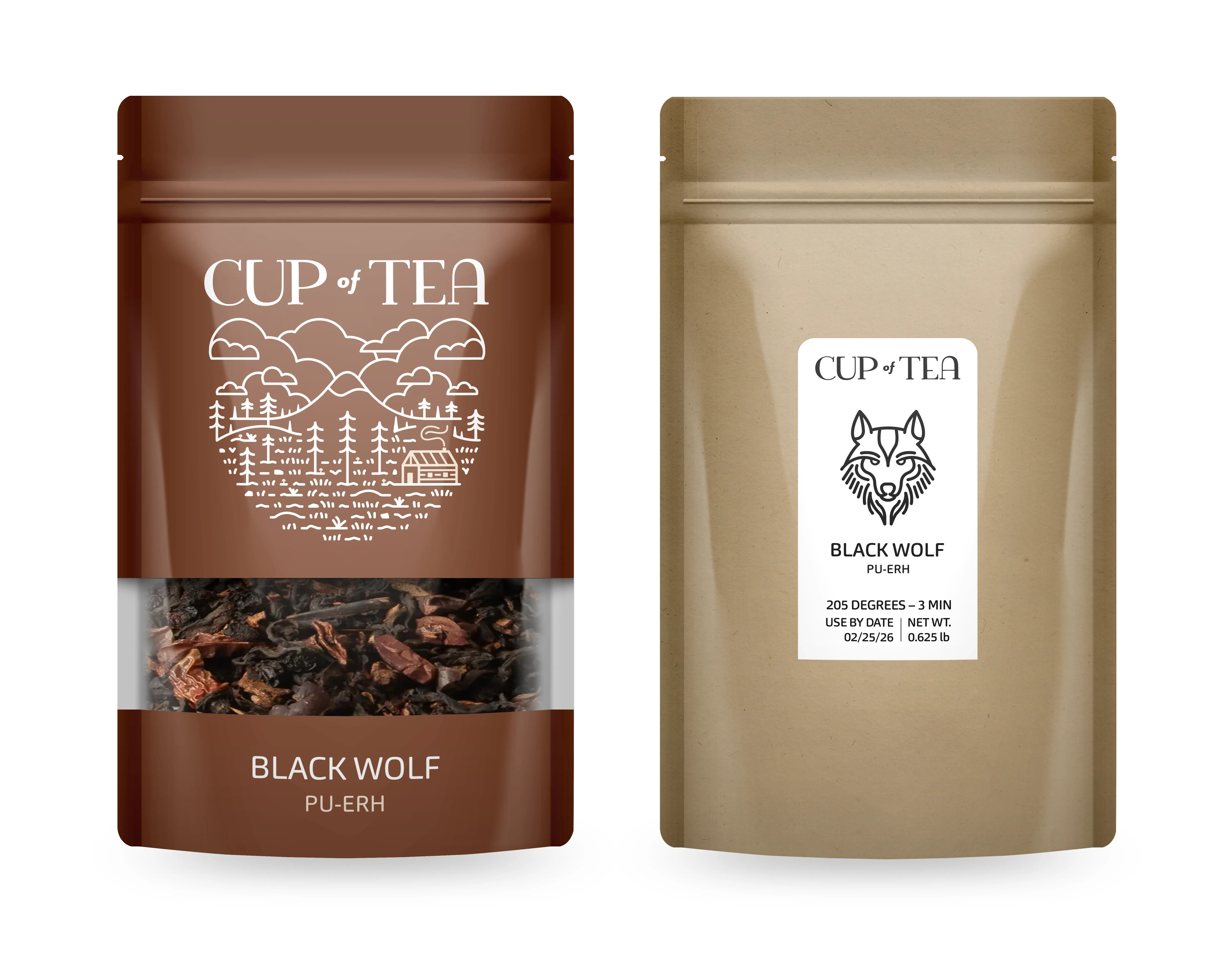 Example of Black Wolf - Pu-erh - Cup of Tea (Clackams OR)