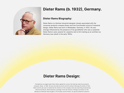 Dieter Rams: principles of good design branding design dribbble figma graphic design typography ui ux website