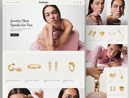 Jewelry E-Commerce Website Tashola