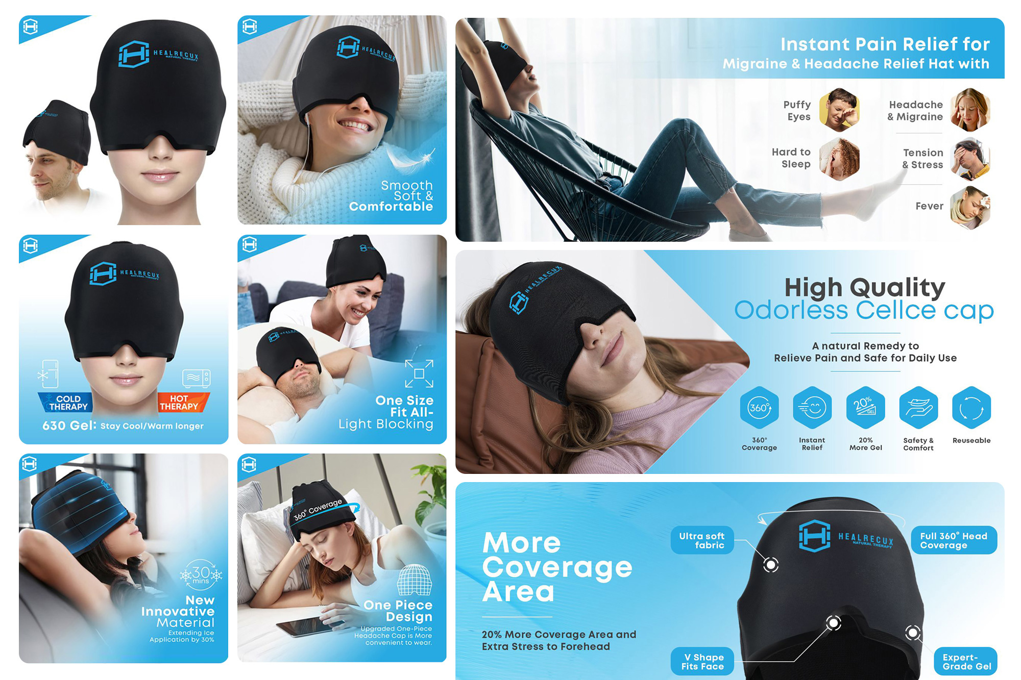 Ecommerce Product Listing Design, Amazon EBC & Infographic Image