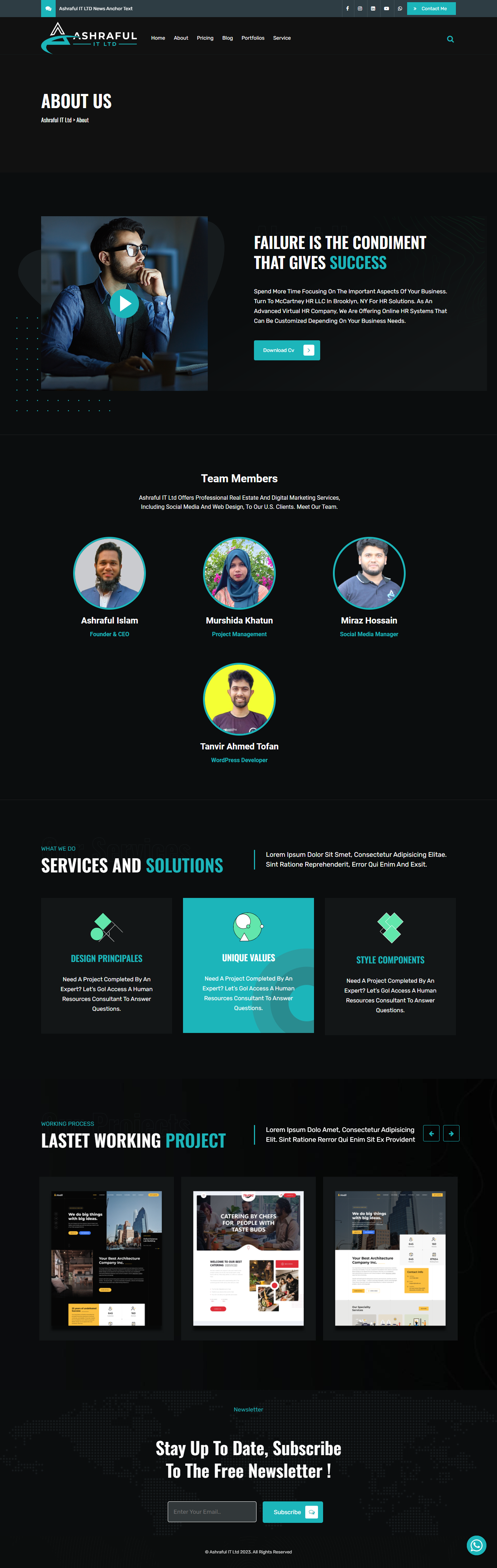 Portfolio Design Principles Unique Values UI Website branding solutions business strategy creative agency creative solutions digital agency digital innovation innovative ideas modern business solutions problem solving technology solutions unique design user focused design