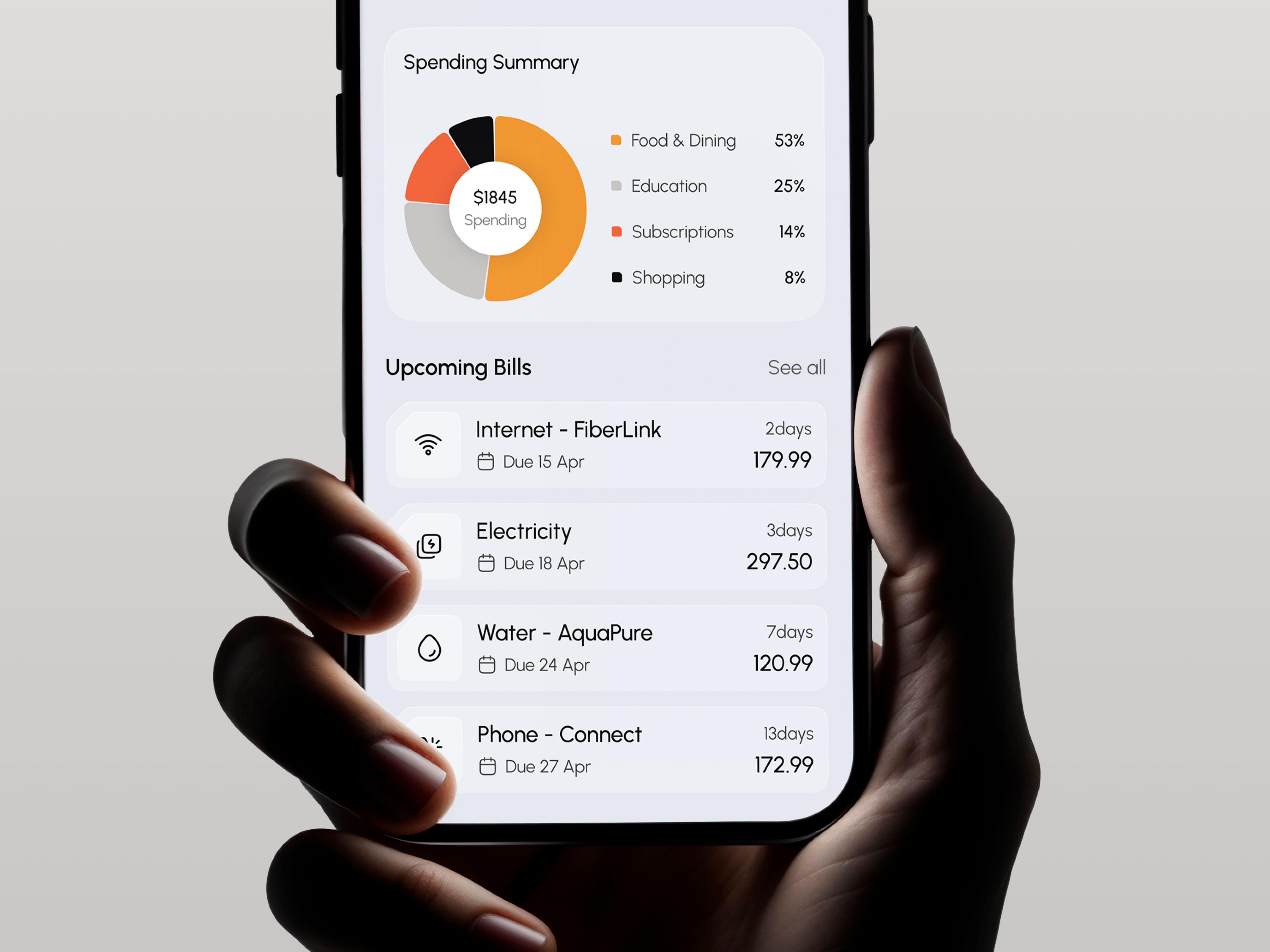 Personal Budget & Analytics Mobile App UI/UX Design analytics dashboard app design banking app bill tracker data visualization design finance financial app fintech management app mobile mobile app mobile ui personal analytics tracker app user interface uxui web