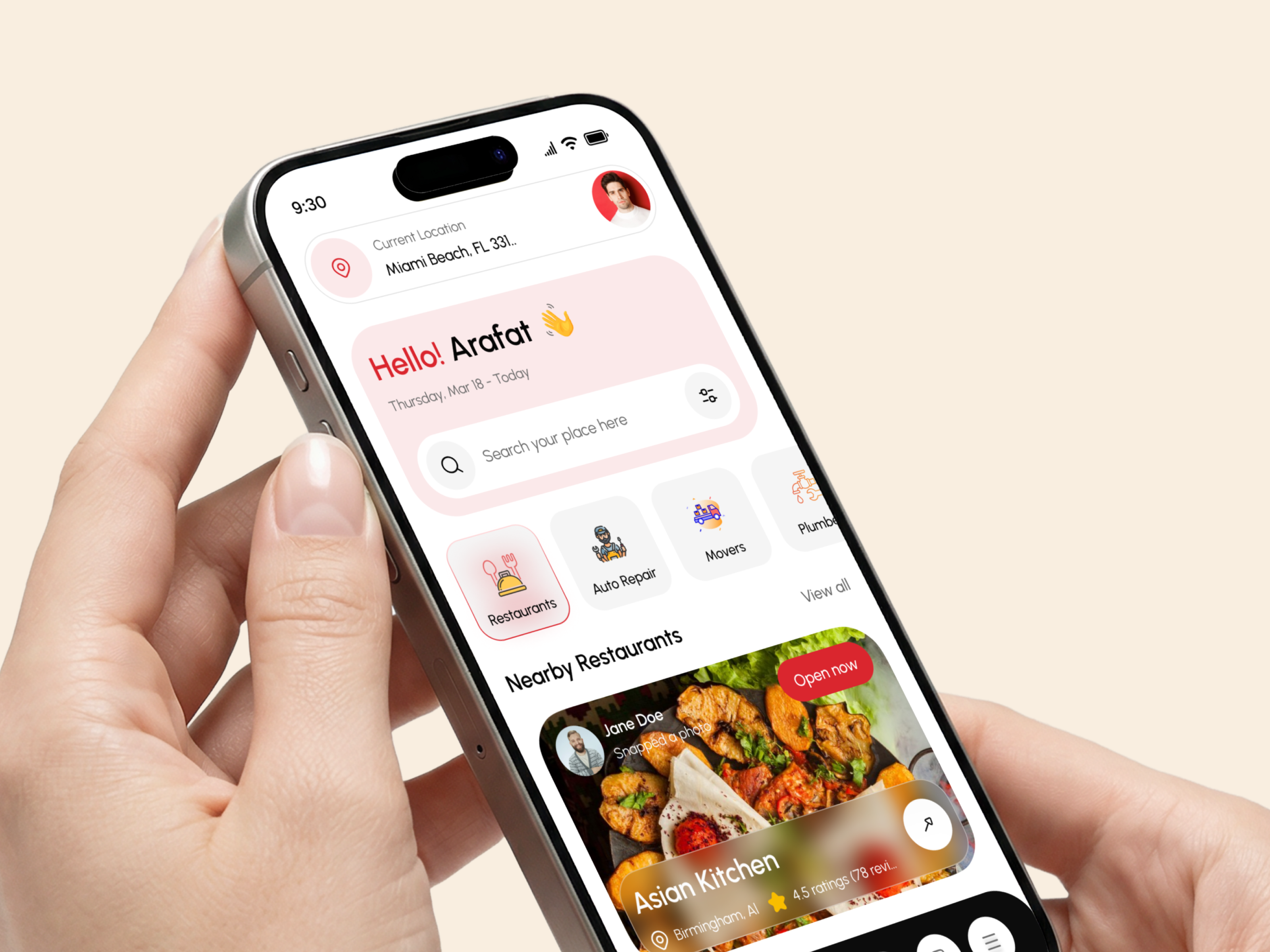 All-in-One Service App – Food & Home Services UI app booking app ui delivery app design food delivery food delivery app foodie foodlist ios app interface design logistics mobile app design mobile multi service super app on demand app online food parcel delivery app restaurant startup app super app ui design ui web