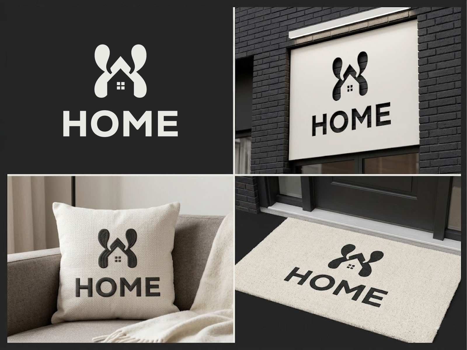 Modern Home Care Logo Design brand guidelines brand identity design clean design cleaning service business cleaning service logo flat design home care brand identity home care logo design home cleaning logo home improvement home logo home service branding home service logo house care logo house logo design housekeeping service maintenance logo design minimal logo design property care logo real estate logo