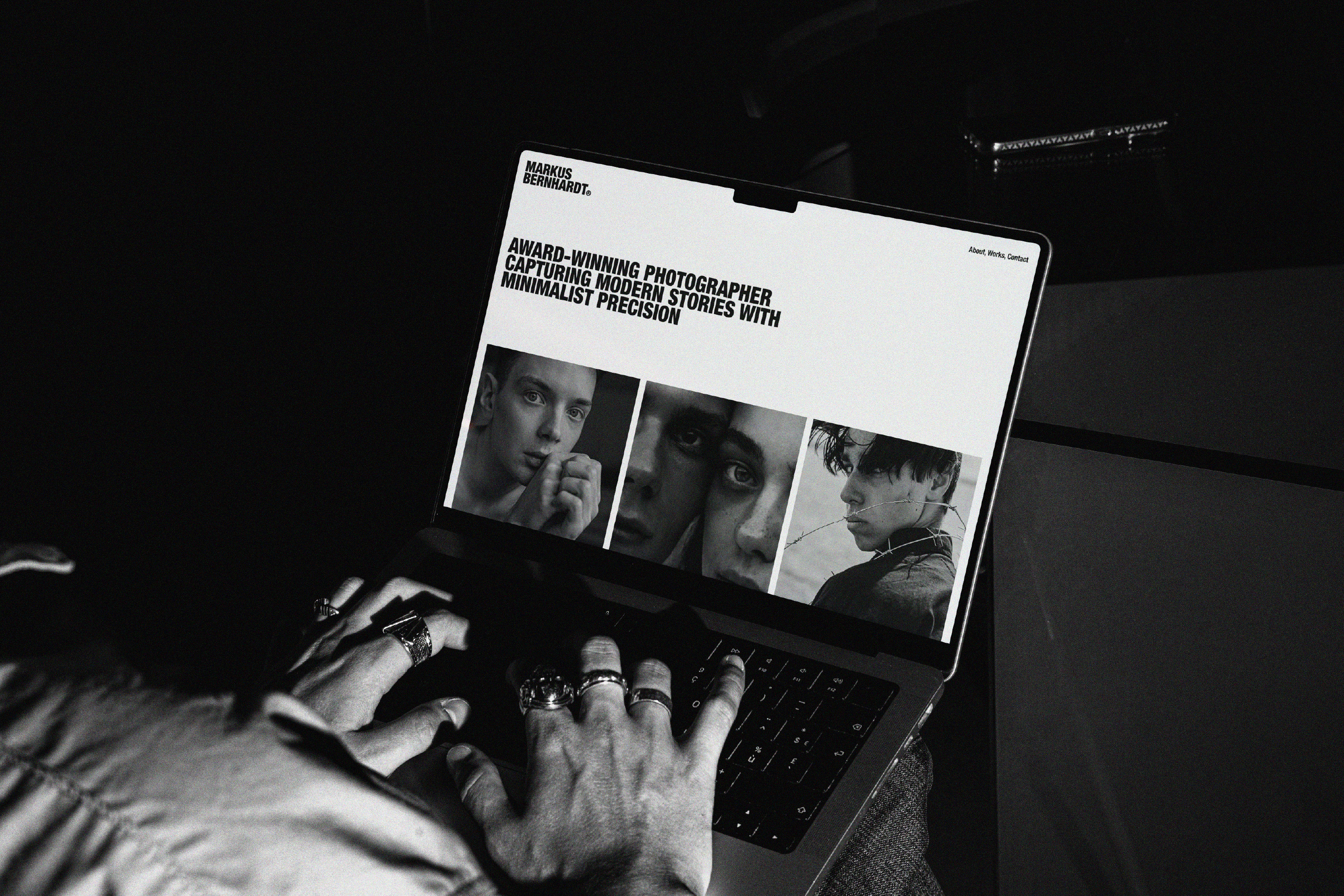 Markus Bernhardt® — Editorial Website arifcreatics editorial website landing page ui visual design web design website design