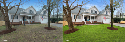Real Estate Lawn Replacement lawn replacement real estate photo editing
