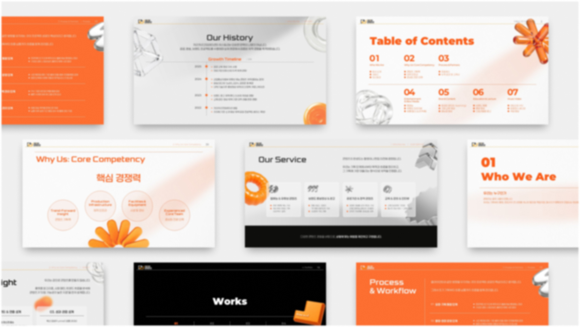 Example of Pitch Deck & Company Profile Ppt Design