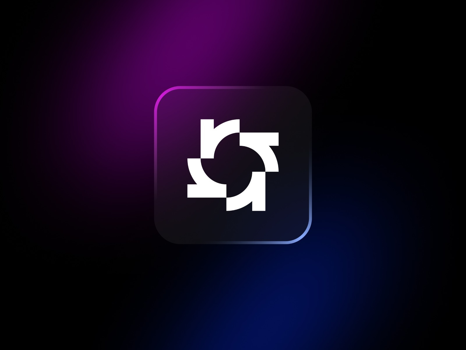 Unused Abstract Geometric Brand Mark