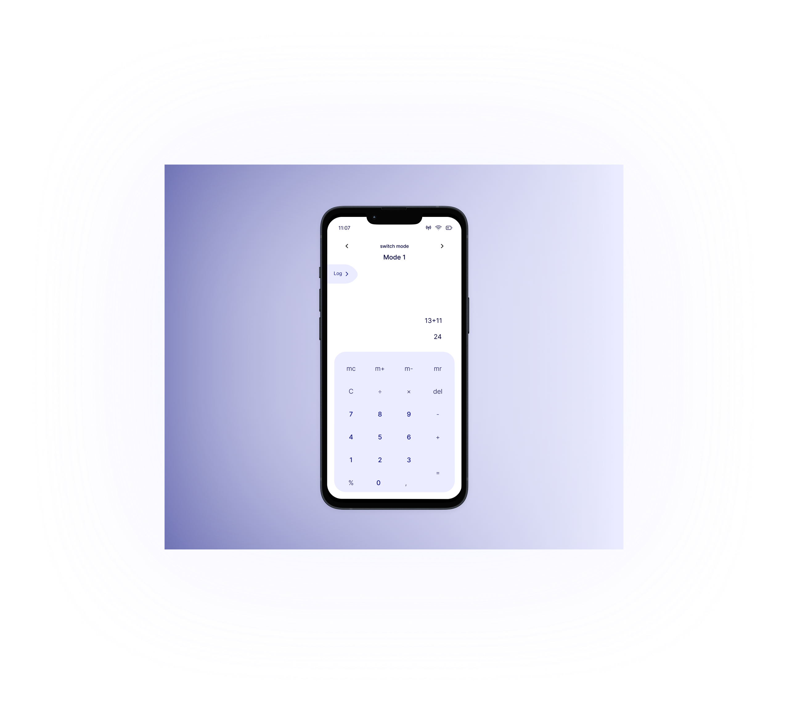 Everyday Calculator — Clean UI Design calculator calculatorapp calculatorui dailytools designchallenge figmaui interface calculator minimal ui mobile app modernui purpleui softcolors ui userinterfacesimple