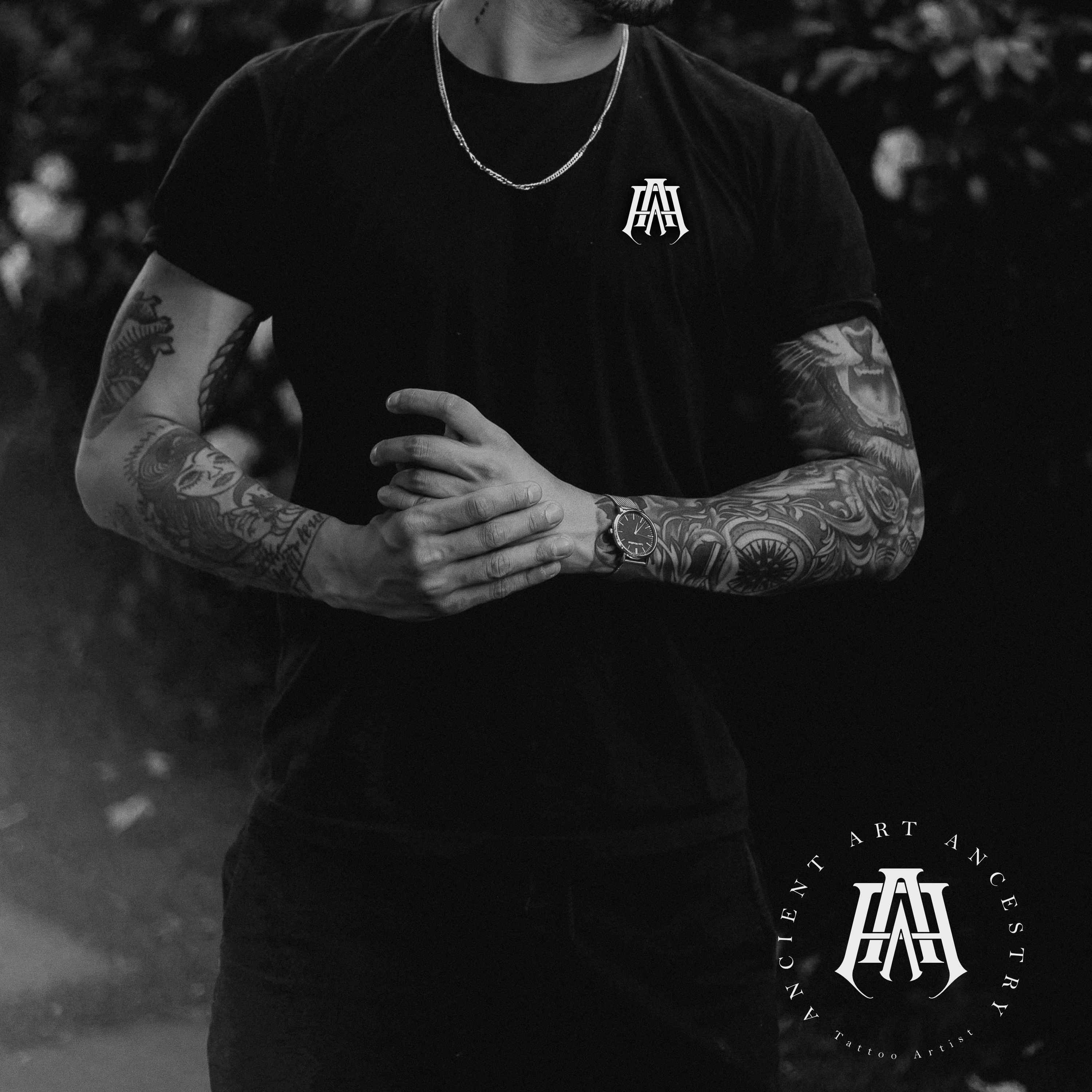 AAA Monogram Logo for Tattoo Artist and Clothing Studio Proposal brand branding clothing clothinglogo design graphic design logo monogramlogo studiologo tattooartist tattoologo typography vector