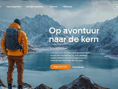 The Force - Outdoor Coaching Header coaching header homepage outdoor the force travel webdesign