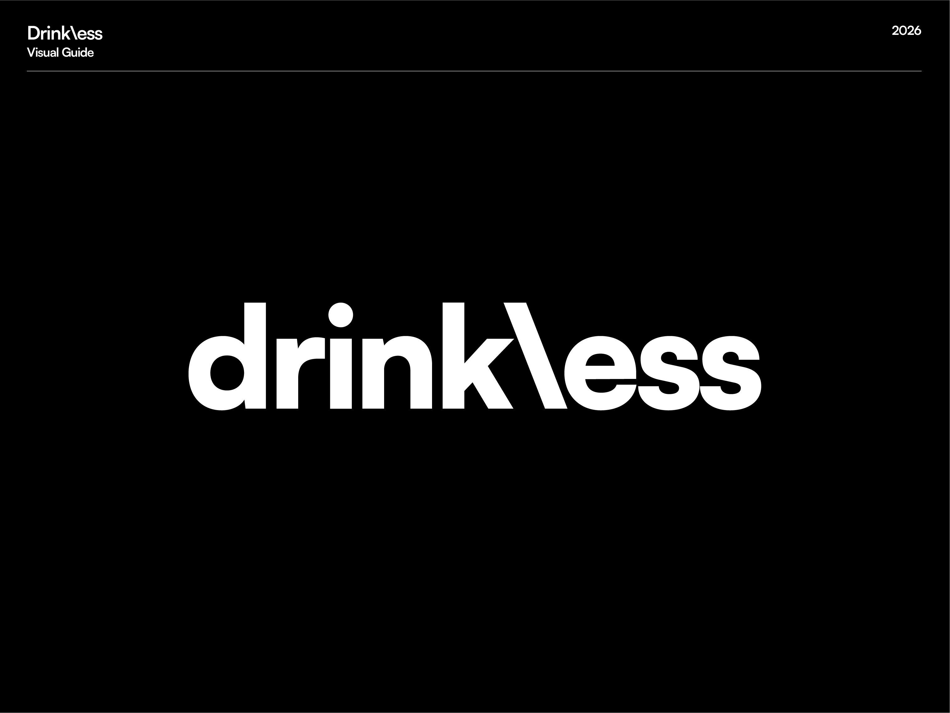 Drinkless — Logo Construction & Grid