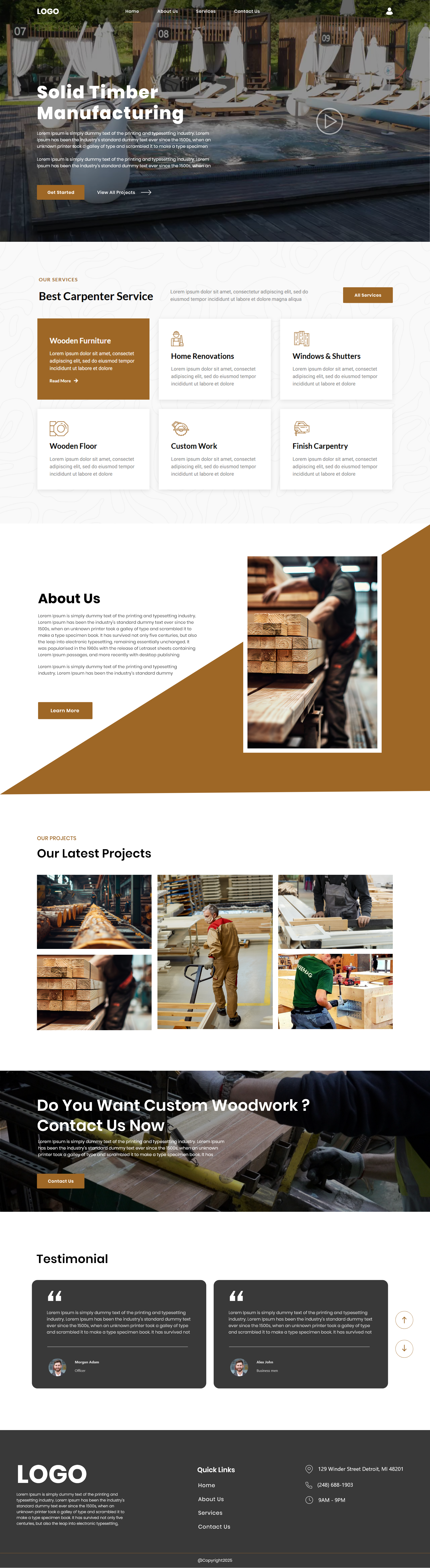 Website Landing Page Design Modern & Professional landing page design website