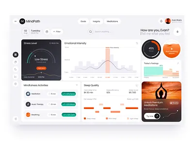 UI-UX for Health & Wellness design interface platform product service startup ui uiux ux web website