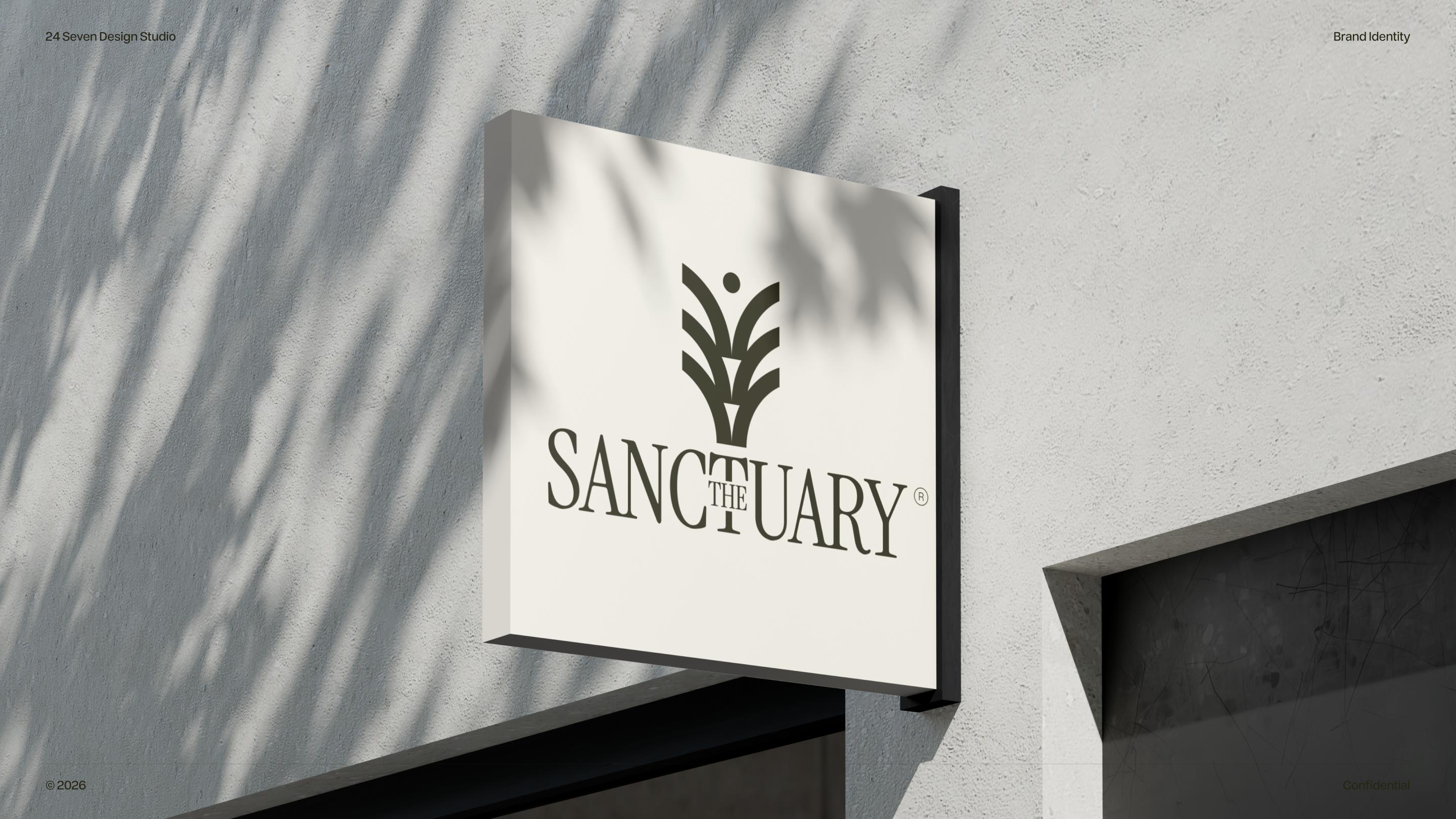 The Sanctuary - Luxury Spa Brand Identity brand guidelines brand identity branding graphic design logo logo branding logo design logo design luxury luxury luxury logo luxury spa logo spa logo