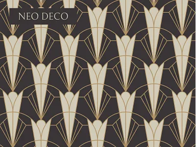 Neo Deco Pattern art deco classic luxury neo deco pattern vintage