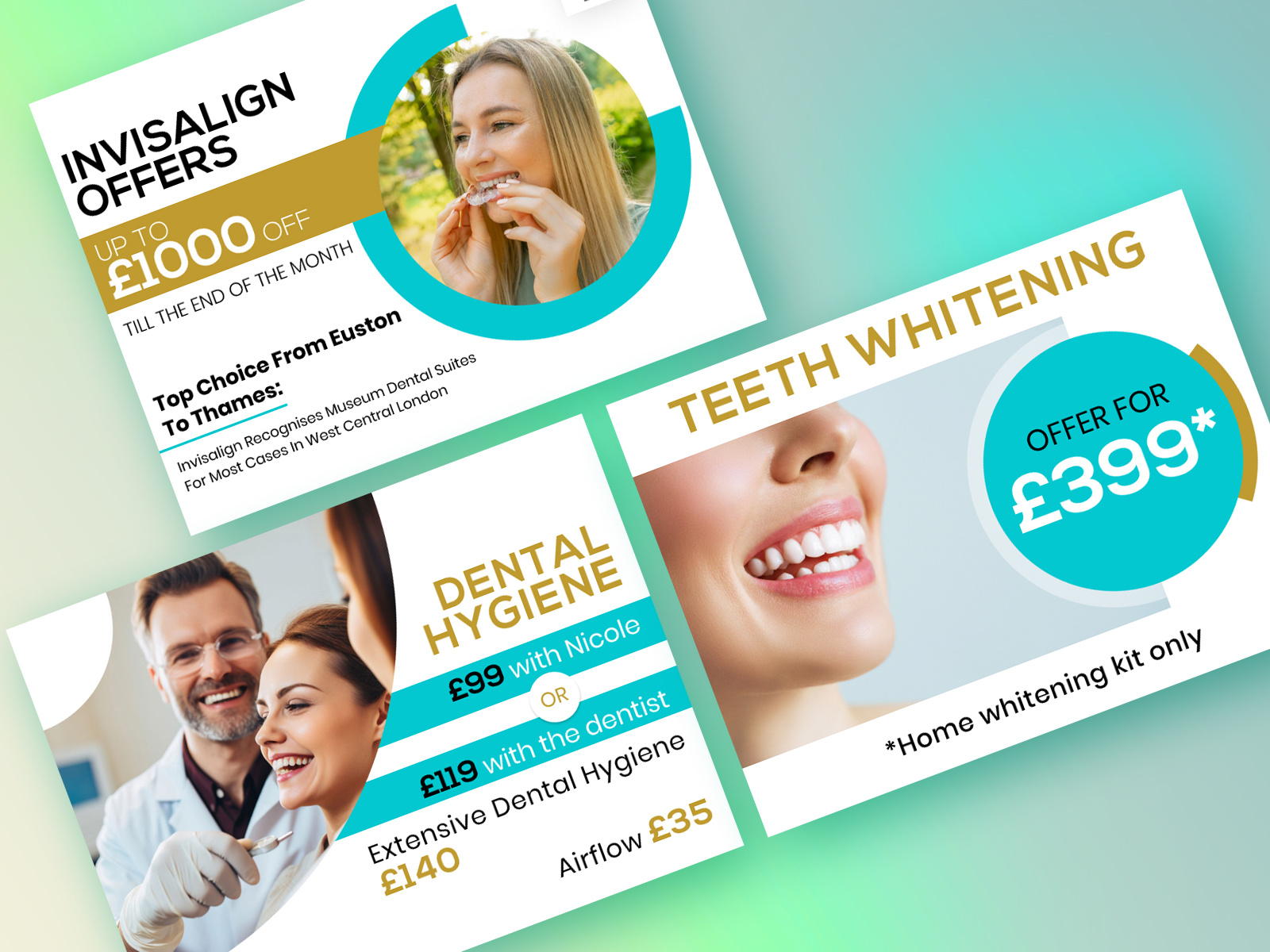 Dental Care offer social media post design by Kaushik Paul on Dribbble