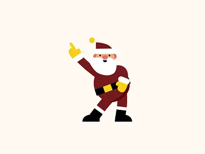 Christmas Santa Claus Dancing Animation 2danimation animation cartoon characteranimation christmas colorful cute festive holiday illustration motiondesign playful santa santaclaus xmas