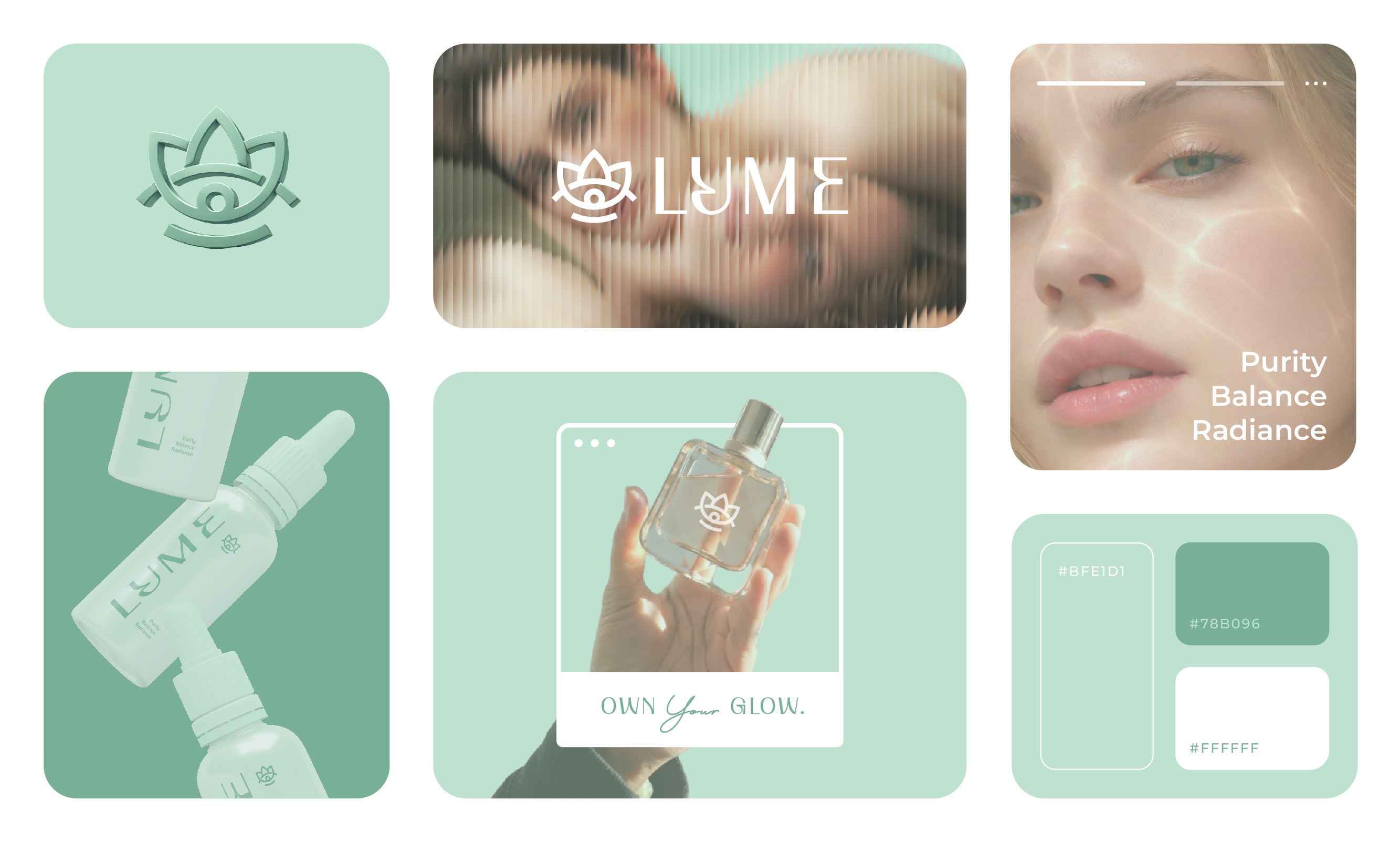 Example of Lume brand idenitiy