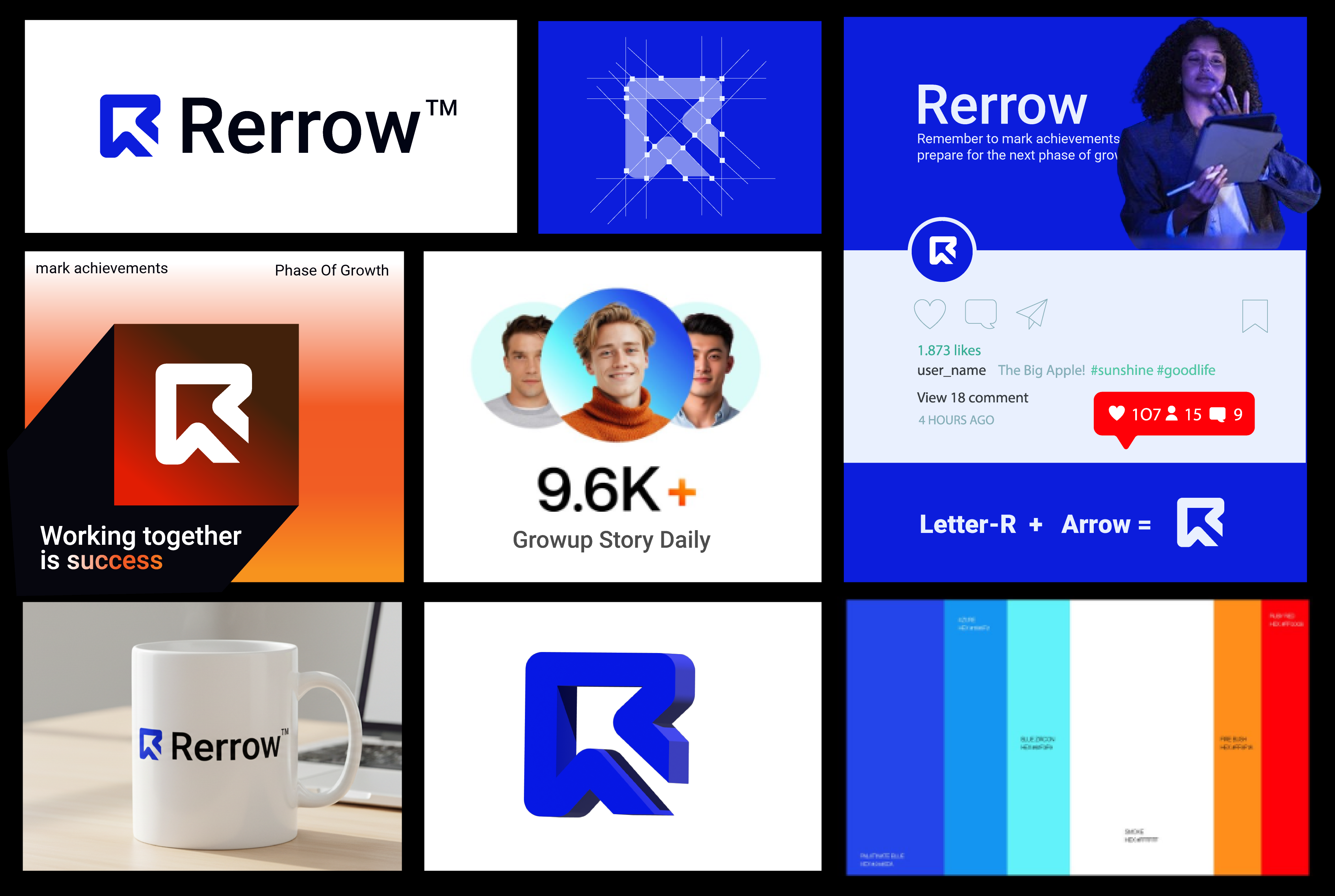 Example of Logo, Full Brand Identity & Guidelines