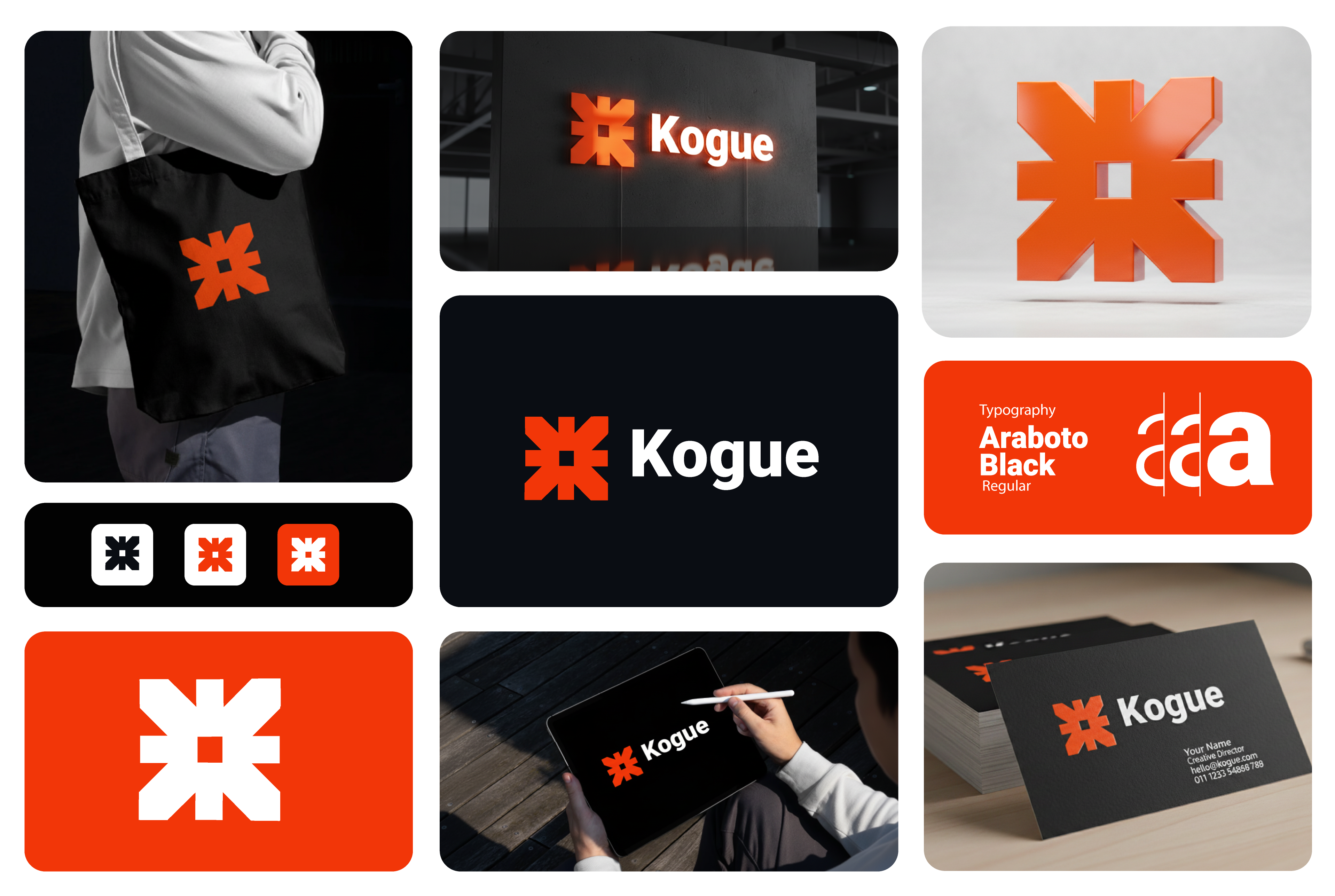 Example of Logo, Full Brand Identity & Guidelines