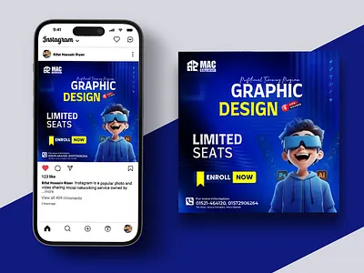 Social Ads Design | Graphic Design Course's branding graphic design