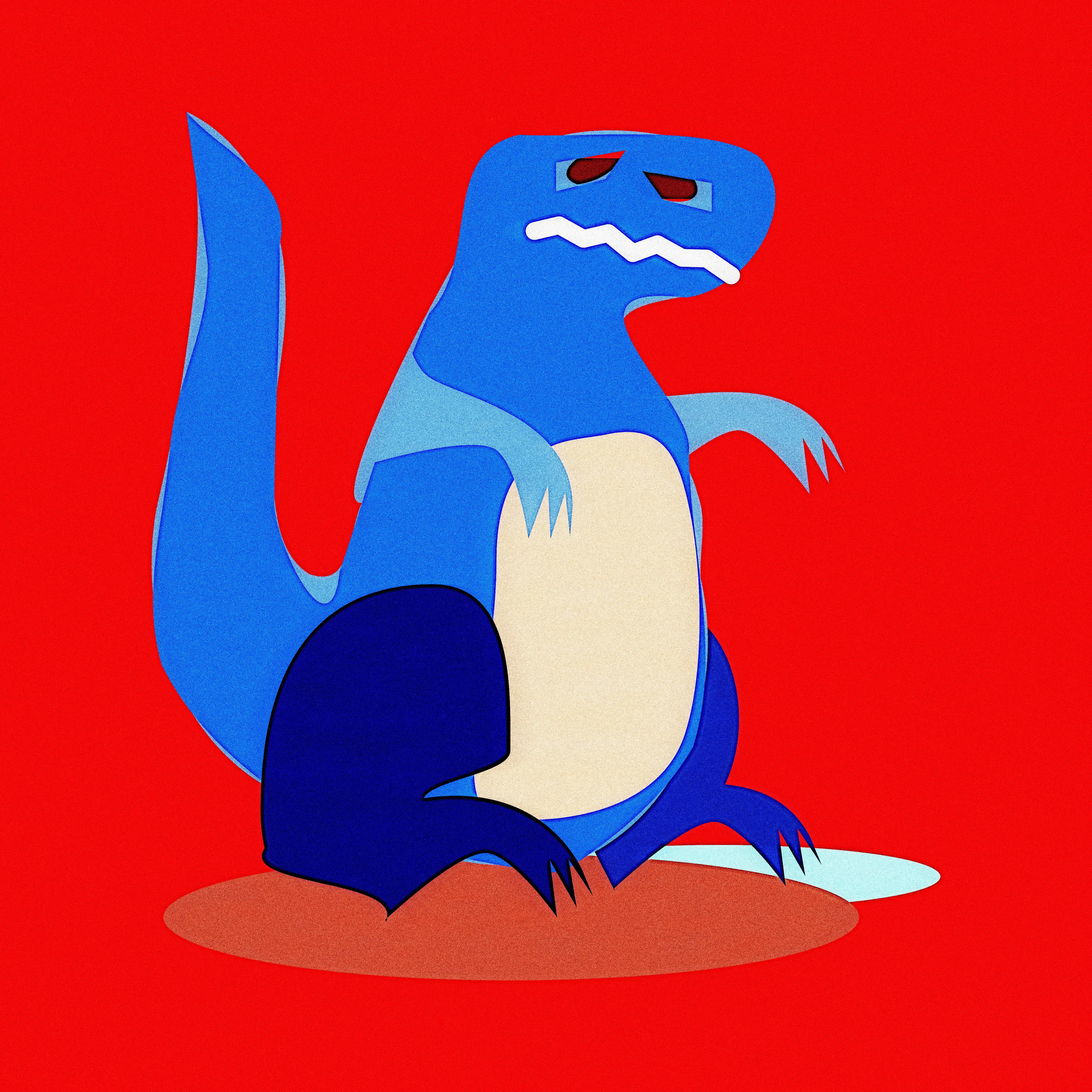 grrrrr... crap dino... banger crap dino doodle grrrrrr illustration noise shunte88 vector