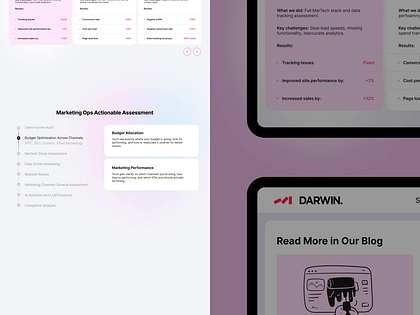 Landing Marketing Animation