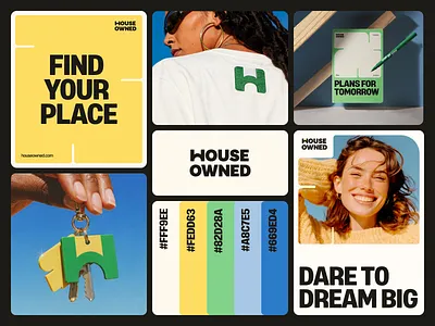 HouseOwned Case Study — Real Estate Rebranding brand brand guidelines brand identity brand sign branding business case study graphic design halo lab identity logo logo design logo designer logotype marketing packaging real estate startup visual identity