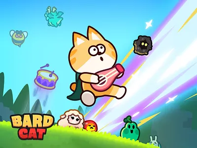 BardCat - Idle RPG bard cat bardcat bardcat idle rpg casual game cat cat game google play idle game layerlab mobile game