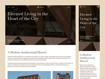 Zafron — Luxury RealEstate Website architectural architectural firms architecture brokers clean developers framer luxury luxury website minimal modern professional property real estate real estate agencies real estate website realtor ui ux website