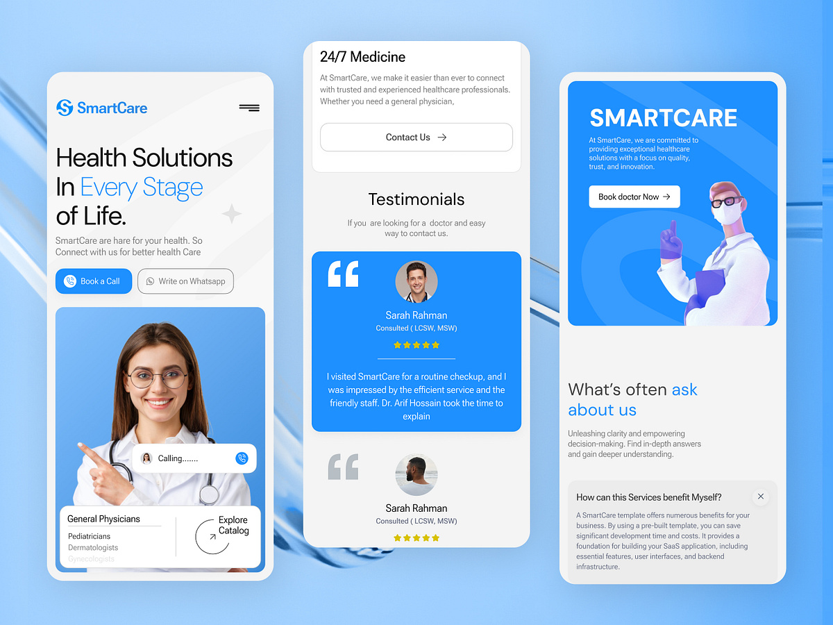 Healthcare Website - Mobile Responsive Design Image 3