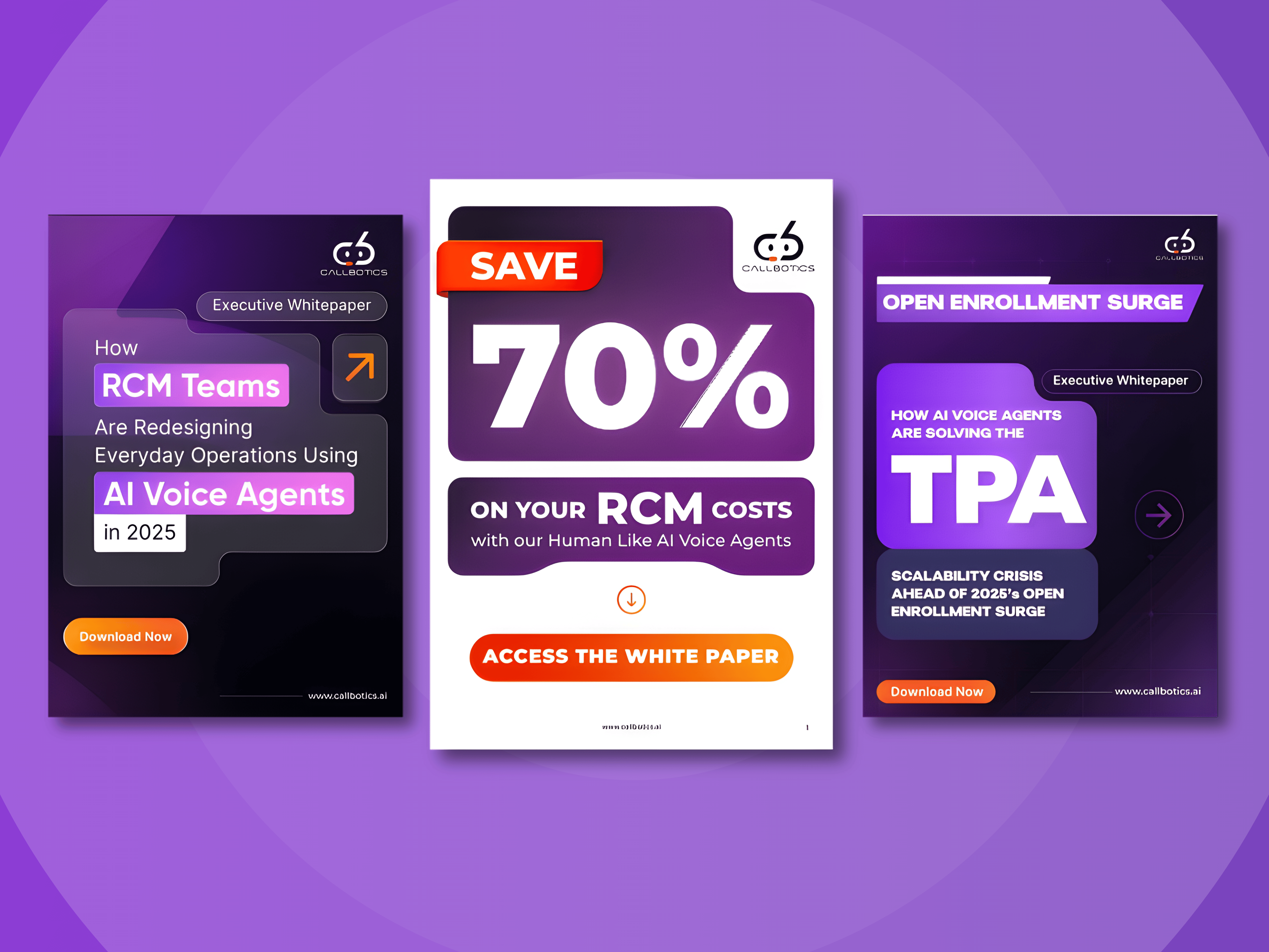 CallBotics.AI WhitePaper Covers cover graphic design whitepaper