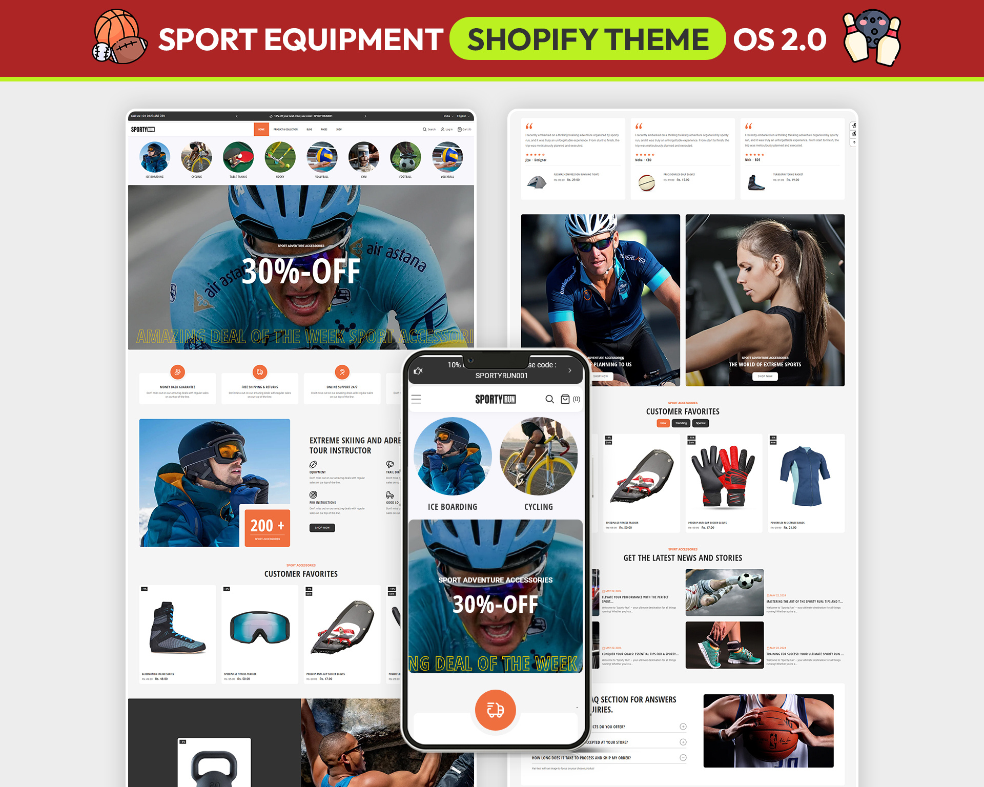 SportyRun – High-Performance Athletic Equipment & Gear UI branding case study creative direction digital experience fitness design interaction design layout mobile ui portfolio product grid responsive retail ui sports ui typography ui design user experience user interface ux design visual identity web design