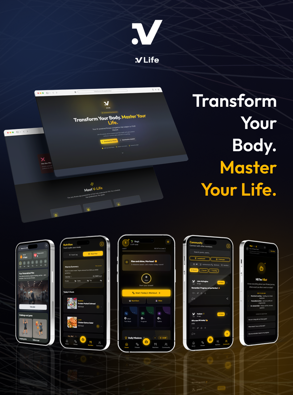 🚀 V-Life App — Designed for Real Engagement, Built for Scale