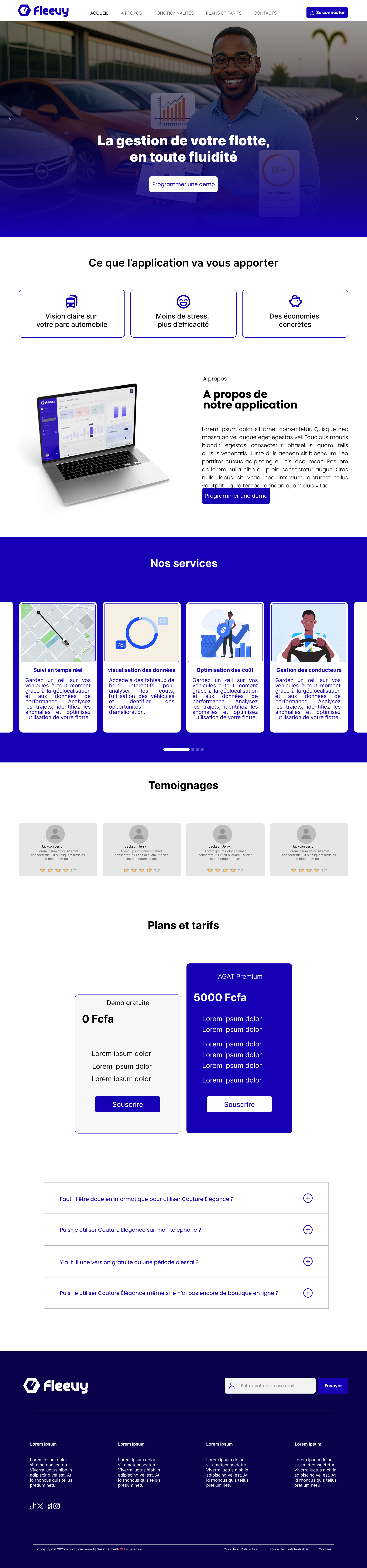 FLEEVY-LANDING PAGE ui