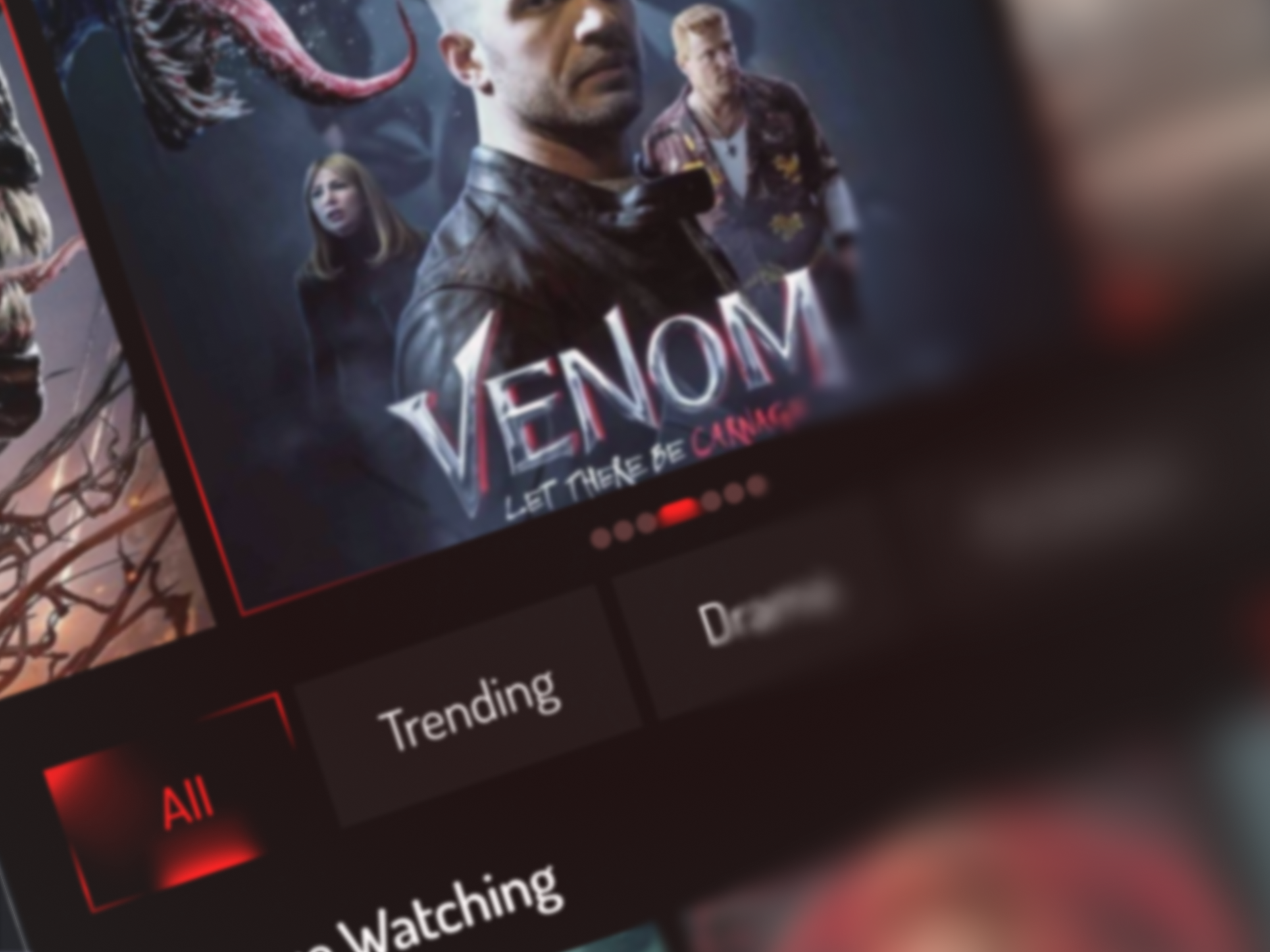 Movie Streaming Mobile App UI Design app design app interface application ui best ui cinema app entertainment entertainment app glowing ui mobile app design mobile app ui mobile ui modern app ui modern ui movie app movie ui streaming app streaming mobile app streaming platform ui design video streaming