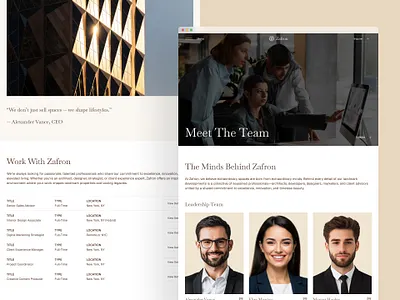 Zafron — Luxury RealEstate Website architectural architectural firms architecture brokers clean developers framer luxury luxury website minimal modern professional property real estate real estate agencies real estate website realtor ui ux website