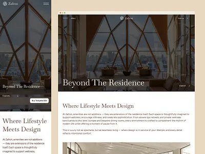 Zafron — Luxury RealEstate Website architectural architectural firms architecture brokers clean developers framer luxury luxury website minimal modern professional property real estate real estate agencies real estate website realtor ui ux website