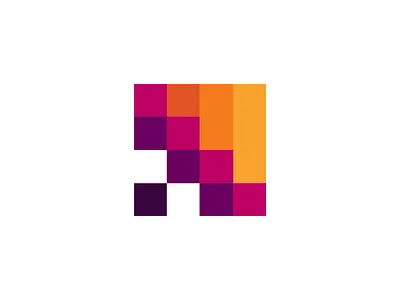 Square pixel logo box branding graphic design icon illustration logo logo design pixel logo square logo symbol vector
