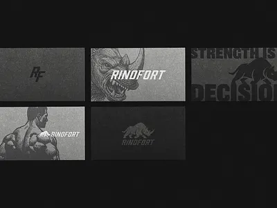 RINOFORT Branding /Fitness Clothing Brand Identity & Logo Design animal brand cards brand design inspiration branding branding agency branding inspiration business cards cards daily design inspiration design design inspiration graphic design identity design inspiration illustration logo logo design rhino rino social media visual identity inspiration