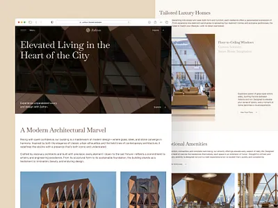 Zafron — Luxury RealEstate Website architectural architectural firms architecture brokers clean developers framer luxury luxury website minimal modern professional property real estate real estate agencies real estate website realtor ui ux website