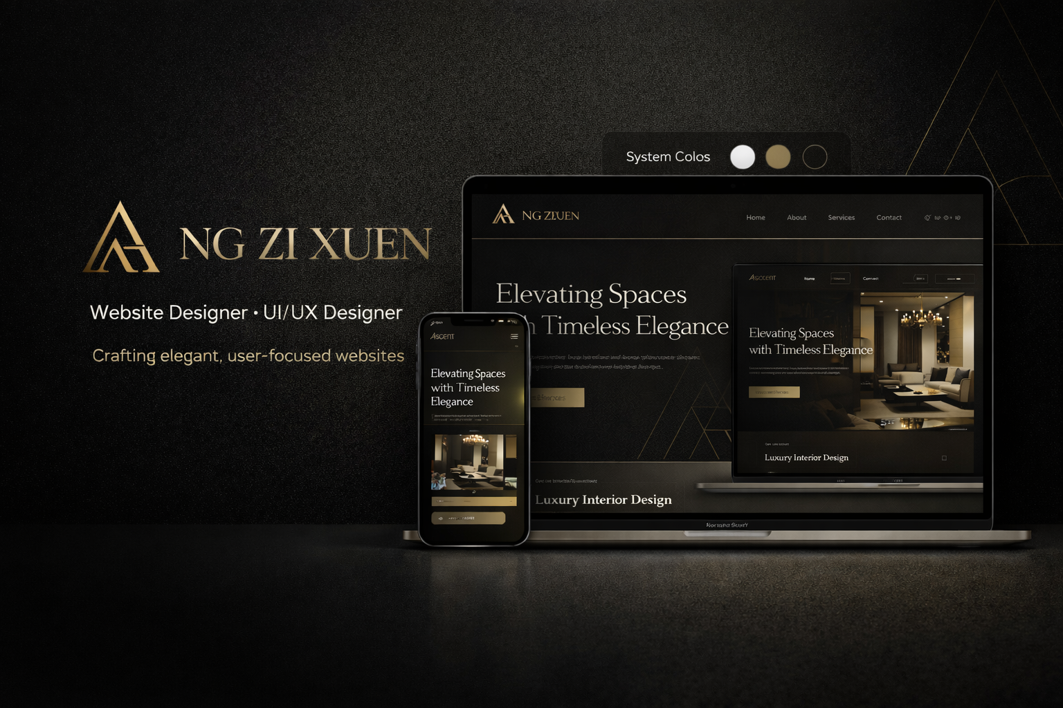 Example of Website Design UI/UX Design 