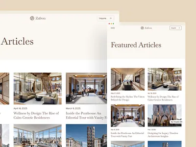 Zafron — Luxury RealEstate Website architectural architectural firms architecture brokers clean developers framer luxury luxury website minimal modern professional property real estate real estate agencies real estate website realtor ui ux website